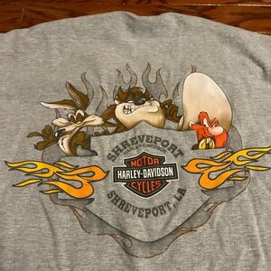 Harley Davidson x Looney Tunes sick graphic longsleeve